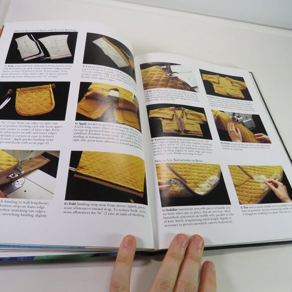 SINGER Sewing with Knits Hardback 11x8.5" (has handwritten notes) 125pgs - Picture 8 of 16
